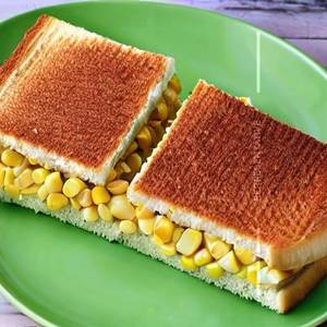 Sweet corn sandwich