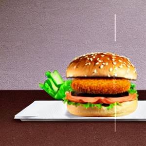 Paneer Zinger Burger