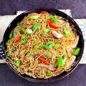 Seafood Pan Fried Noodles