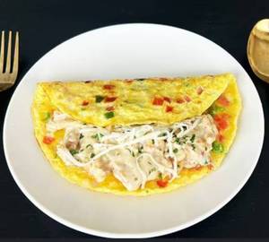 Creamy Chicken Omelette