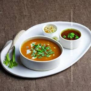 Veg almond soup