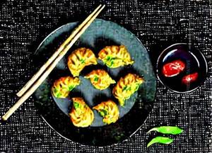 Paneer tika momos
