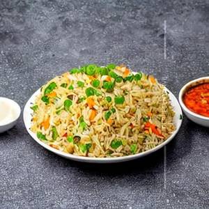Veg Burn Garlic Fried Rice