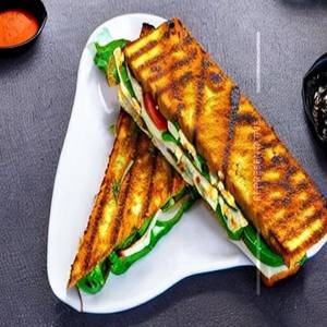 Chessy paneer grilled sandwich