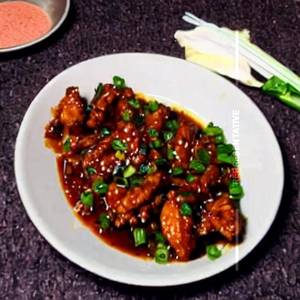 Shredd Chicken in Hot Garlic Sauce