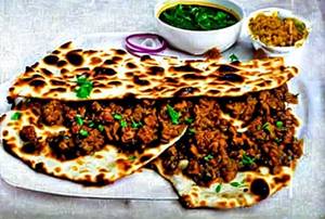 Mutton Keema Naan