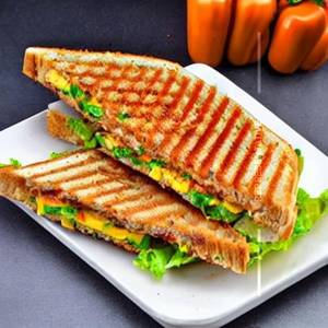 Veg Cutlet Grilled Sandwich