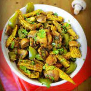 Baby Corn Mushroom Masala