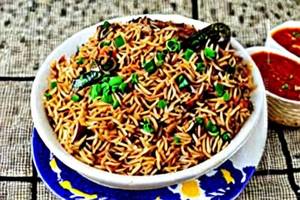 Mutton Schezwan Fried Rice
