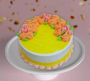 Eggless Pineapple Cake