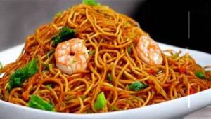 Schezwan Prawn Noodles