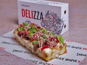 Reuben- Pastrami & Sauerkraut Pocket Pizza