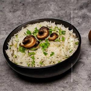 Mushroom Onion Mixed Rice