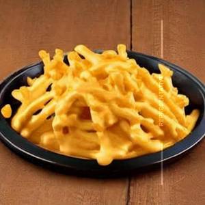 Cheesy crinckel fries