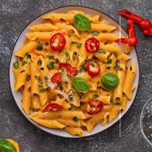Prawn Pimento Pasta