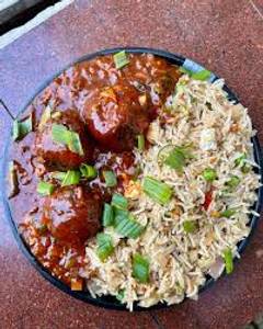 Fried Rice Manchurian Combo