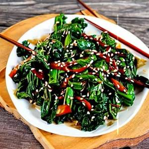 Stir Fried Asian Greens