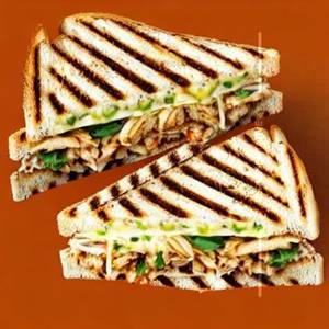 Grilled Diet  Chicken Cheese Sandwich