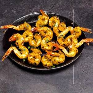Golden prawns