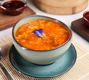 Burnt Garlic Chicken Soup