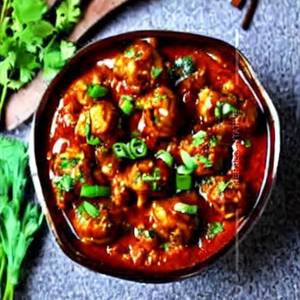 Mushroom Manchurian Masala