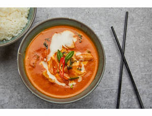 Chicken Thai Red Curry With Rice