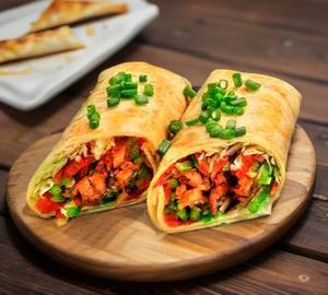 Chicken tikka roll