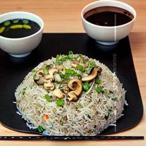 Mushroom Singapore Rice