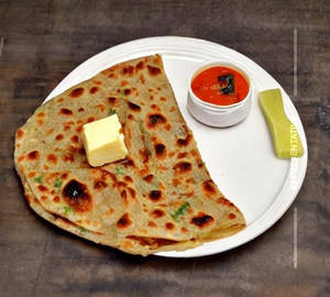 Cheese Aloo Onion Paratha