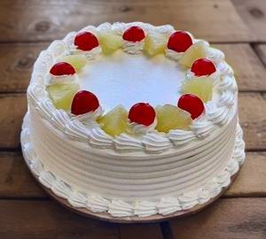 Eggless Pineapple Cake