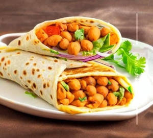 Chatpata Chana Wrap