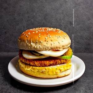 Grilled Sweet Corn Cheese Burger