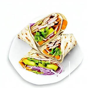 Aloo Patty Wrap