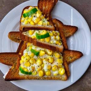 Corn Cheese Toast