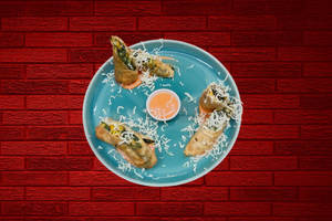 Spinach Corn Spring Rolls