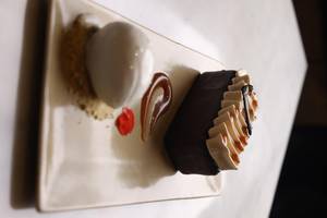 Dark Chocolate Salted Caramel Cake