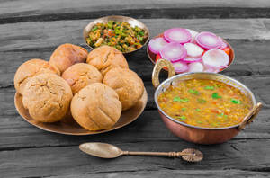 Rajasthani special dal bati(2 pis)