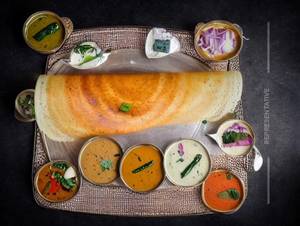 Coconut Rava Butter Masala Dosa