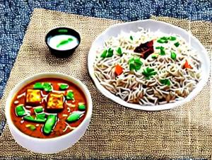 Paneer Manchurian Rice