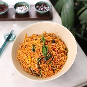Veg Spicy Basil Noodles