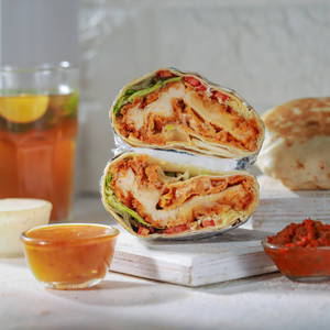 Buffalo Ranch wrap + Iced Tea