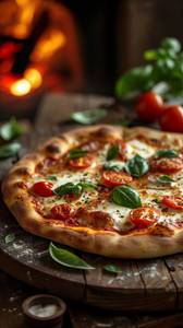 Cheese & Fresh Tomato Pizza