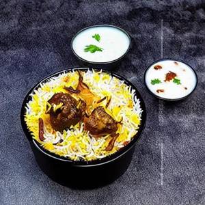 Kesariya Mutton Biryani