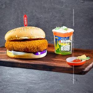 Paneer Crispy Burger