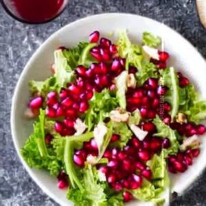 Tossed Salad In Pomegranate Vinaigrette