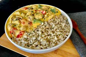 Honey Mustard Chicken Rice Bowl