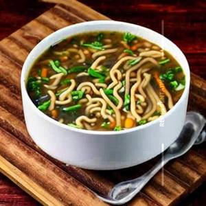 Veg Oyester Mushroom & Noodles Soup