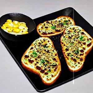 Corn Cheese Garlic Toast