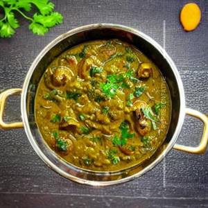 Mushroom Methi Curry