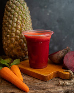 Carrot Beetroot Pineapple Mint Juice